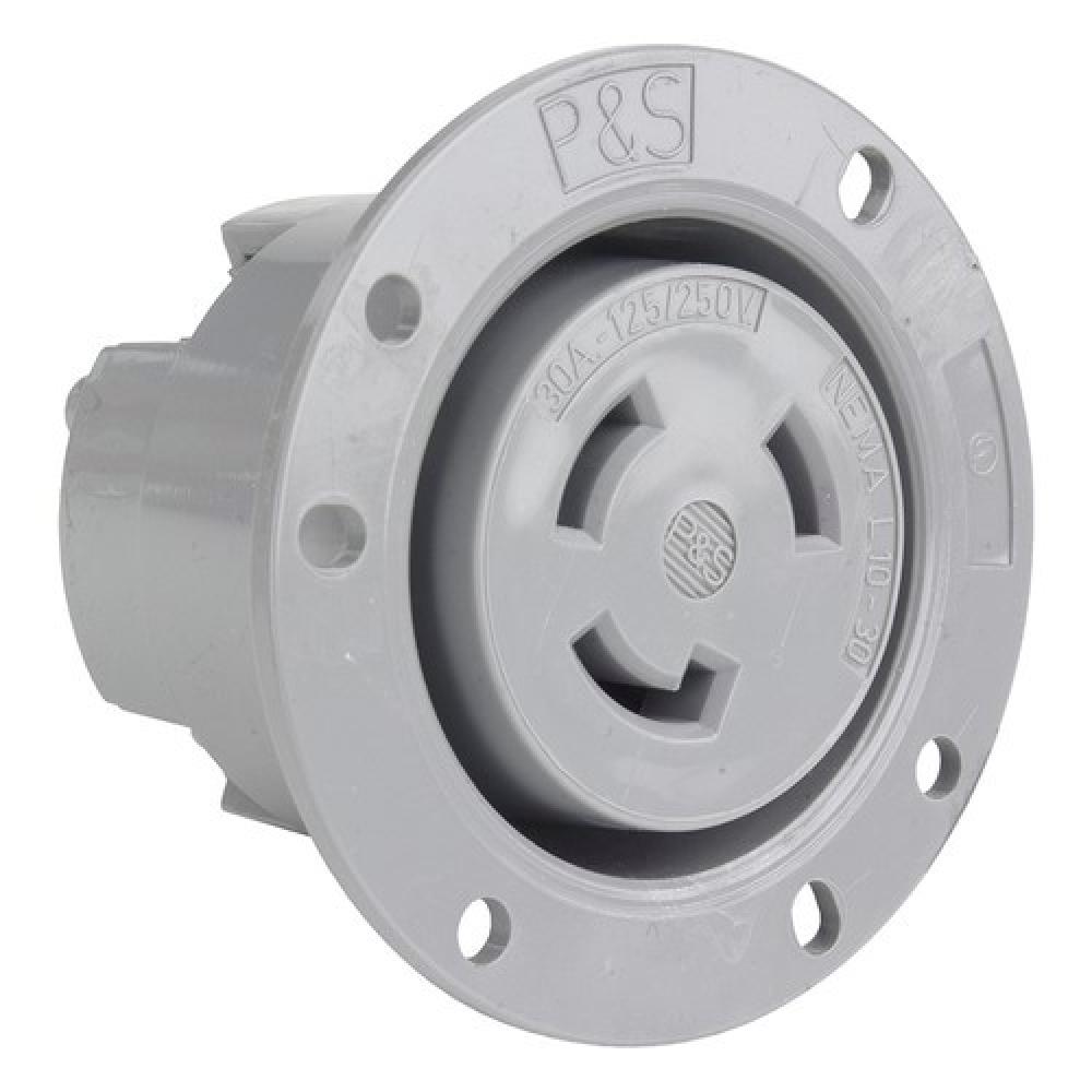 TRNLK FLANGED OUTLET 3W 30A125/250V