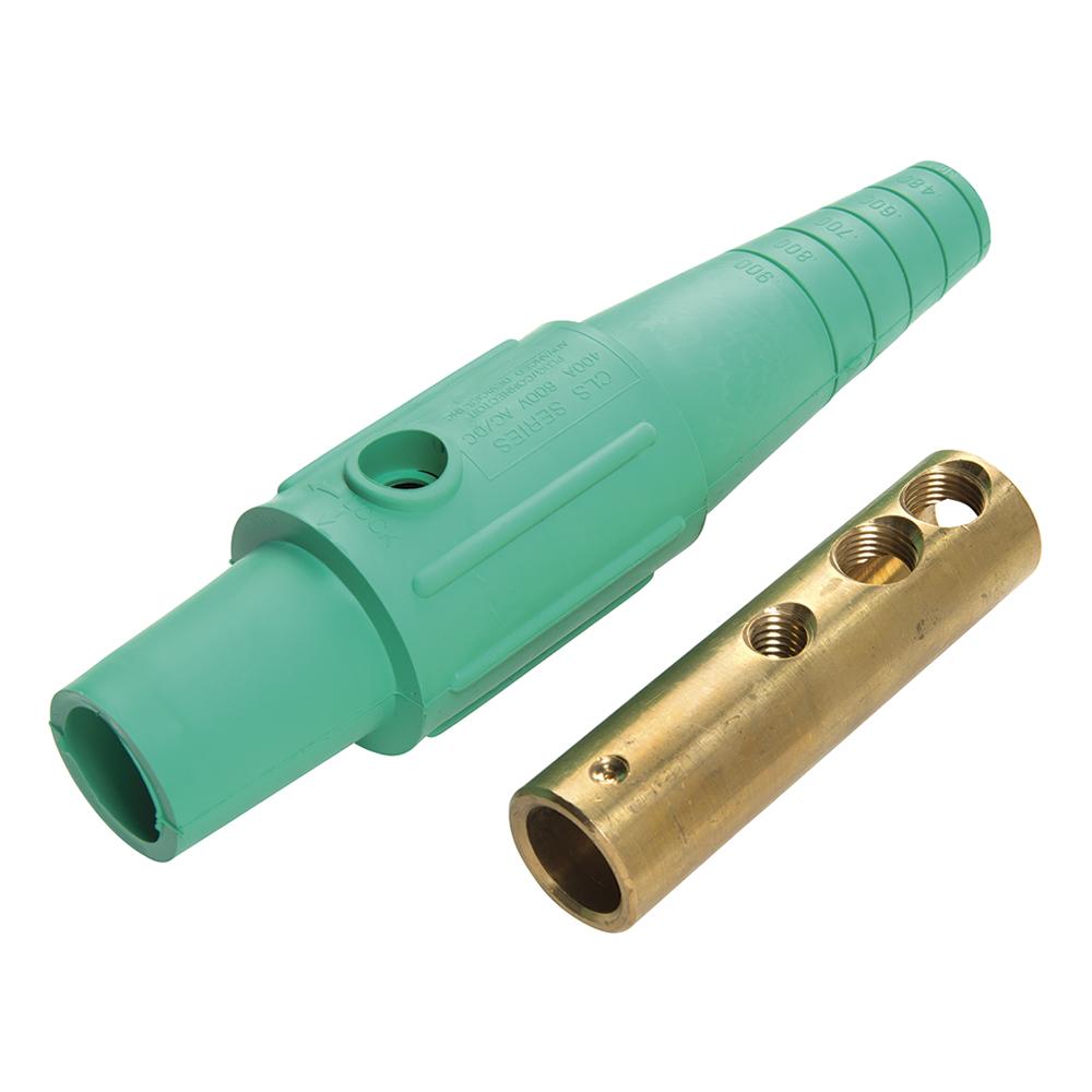 400A 600V FEMALE CAM TYPE PLUG GRN GN