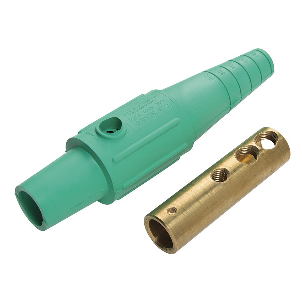 400A 600V FEMALE CAM  PLUG GRN
