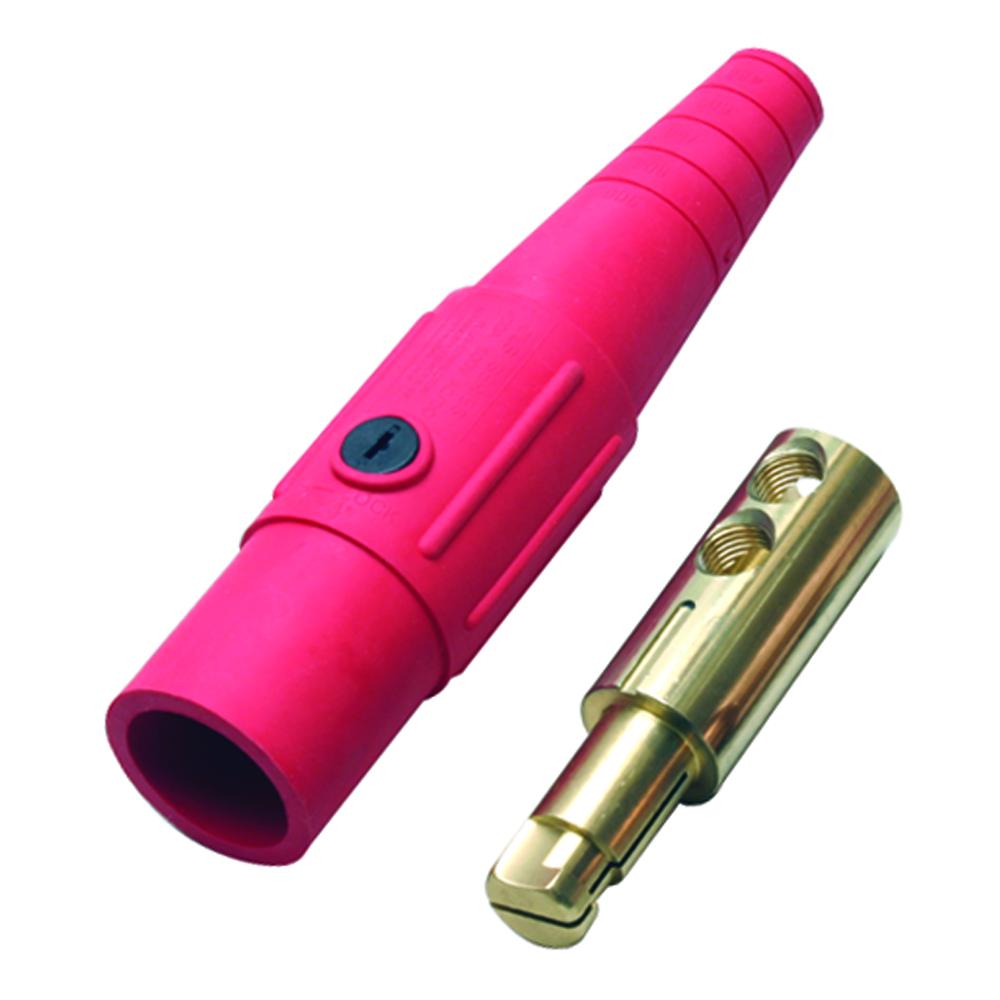 400A 600V MALE CAM TYP PLUG RED