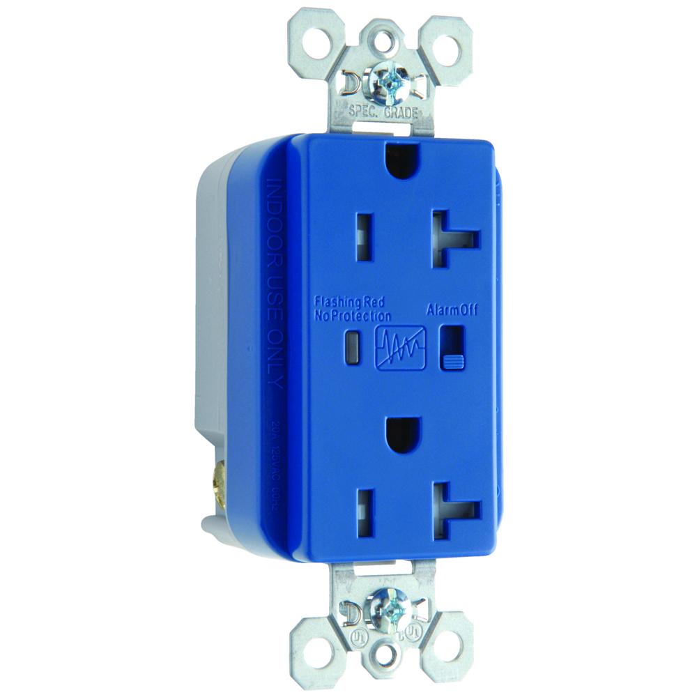 SPD RECP TR 20A/125V ALARM BL