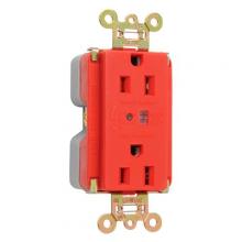 Legrand-Pass & Seymour 5262REDSP - TVSS RECP 15A 125V ALARM RED