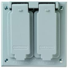 Legrand-Pass & Seymour CA268G - WP 2G DECORATOR/DUPLEX COVER