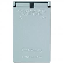 Legrand-Pass & Seymour CA723G - WP VERT POWER OUTLET COVER 2 2/8