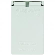 Legrand-Pass & Seymour CA8WV - WP 1G VERT DUPLEX COVER WHITE
