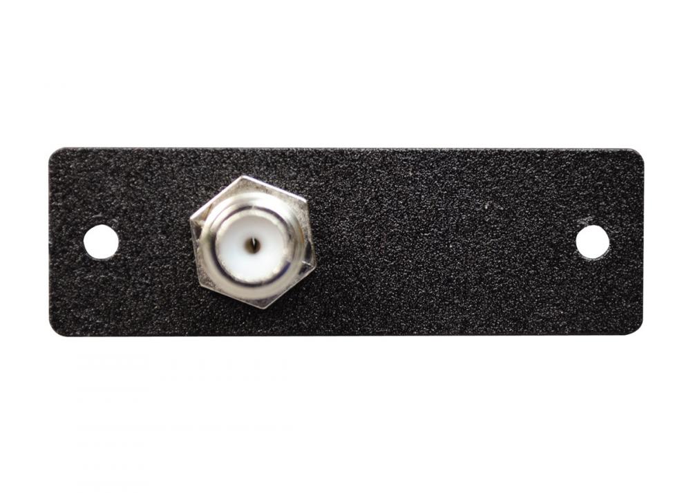 1P,BLACK, F-CONNECTOR F/F