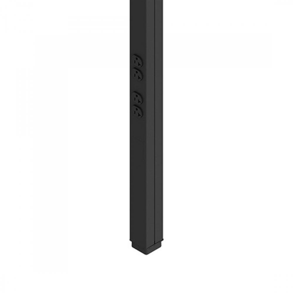 TPP DUPLEX 2-20A BLACK 10FT.