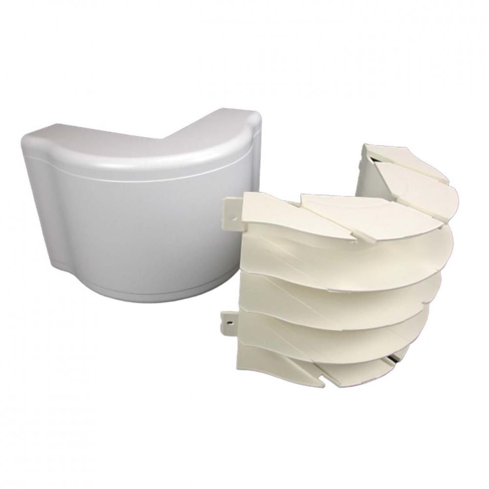 NM FIBERREADY EXT. ELBOW 5400 WHITE