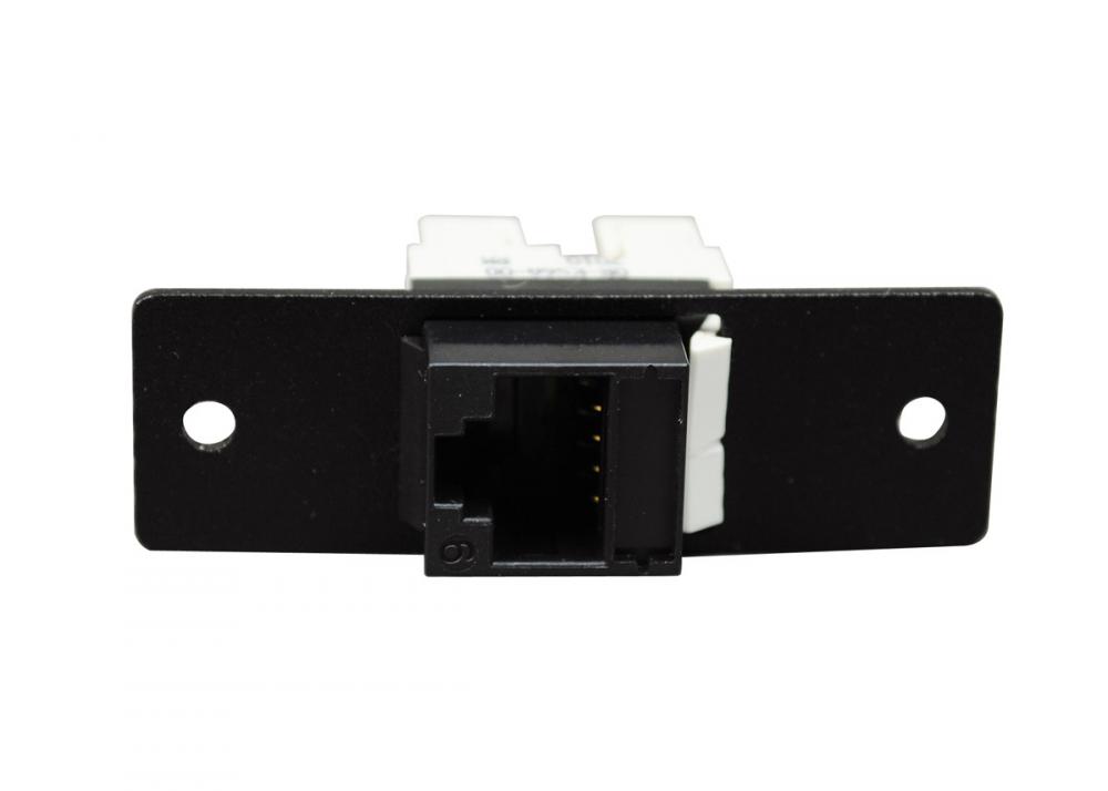 1P, KEYSTONE, CAT6 JACK PLATE