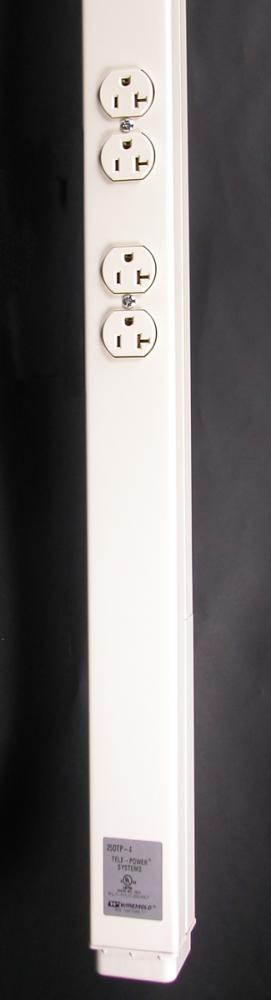 TPP DESIGNER GRAY 2-15A DPLX 15FT.