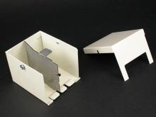 Legrand-Wiremold 2410D-FW - 2400 ENT END FIT 3 KO BACK END FW