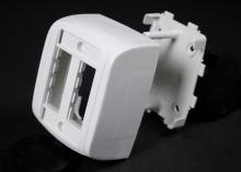 Legrand-Wiremold PBB4TJWH - NM FOUR TRACJACK BEZEL BOX PBB WH