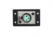 Legrand-Wiremold AV8012BK - SWITCHCRAFT XLR 3-PIN FEMALE TO