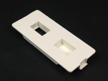 Legrand-Wiremold 5507FRJ-FW - NM FLUSH FACEPLATE 5500 FOG WHITE