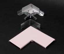 Legrand-Wiremold 2411D-FW - DIVIDED FLAT ELBOW-FOG WHITE