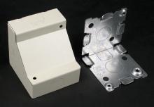 Legrand-Wiremold 5719WH - STL CORNER BOX 2 1/2IN. DEEP WHITE