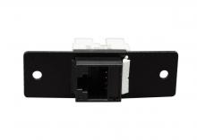 Legrand-Wiremold AV9015BK - 1P, KEYSTONE, CAT6 JACK PLATE