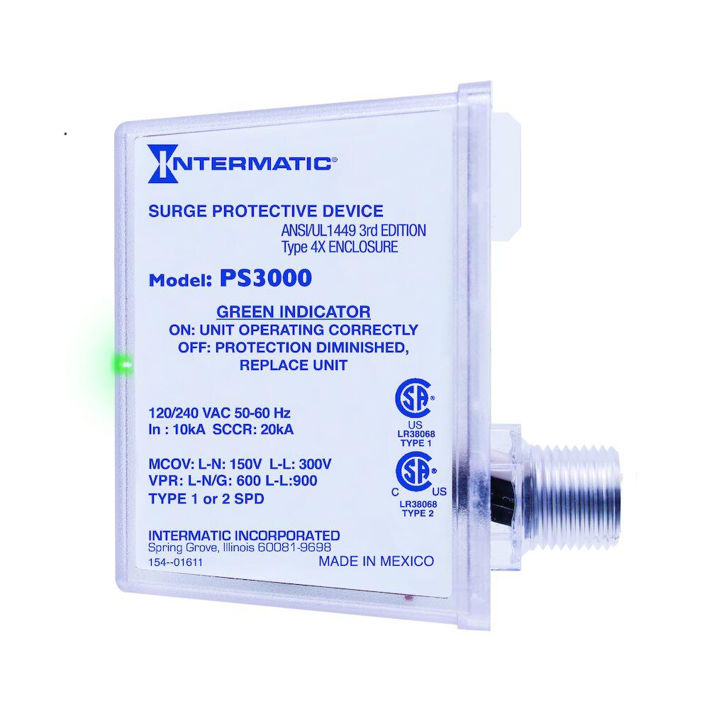 Surge Protective Device, 3-Mode, 120/240 VAC 1Ph