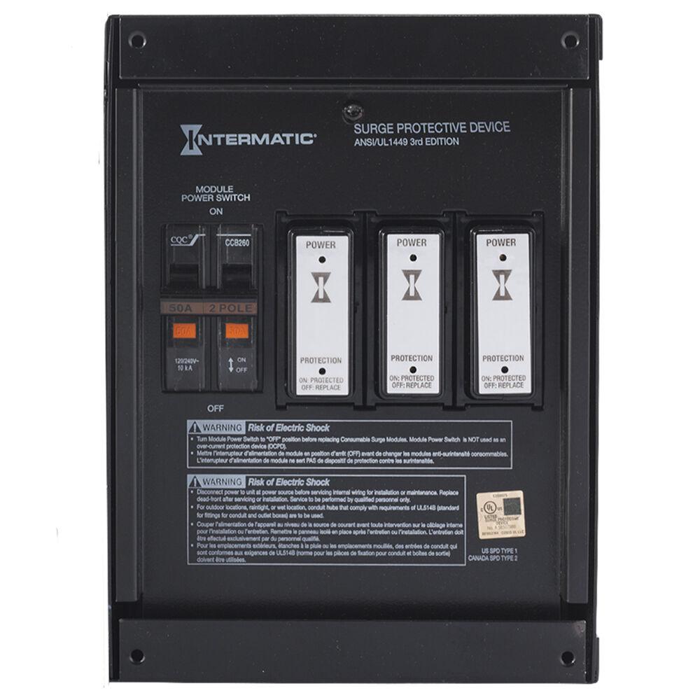 Surge Protective Device, 6-Mode, 120/240 VAC 1Ph