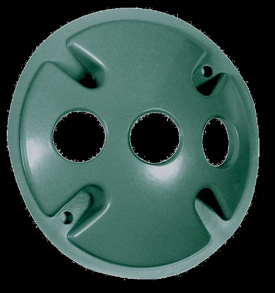 COVER ROUND 3 HOLES VERDE GREEN