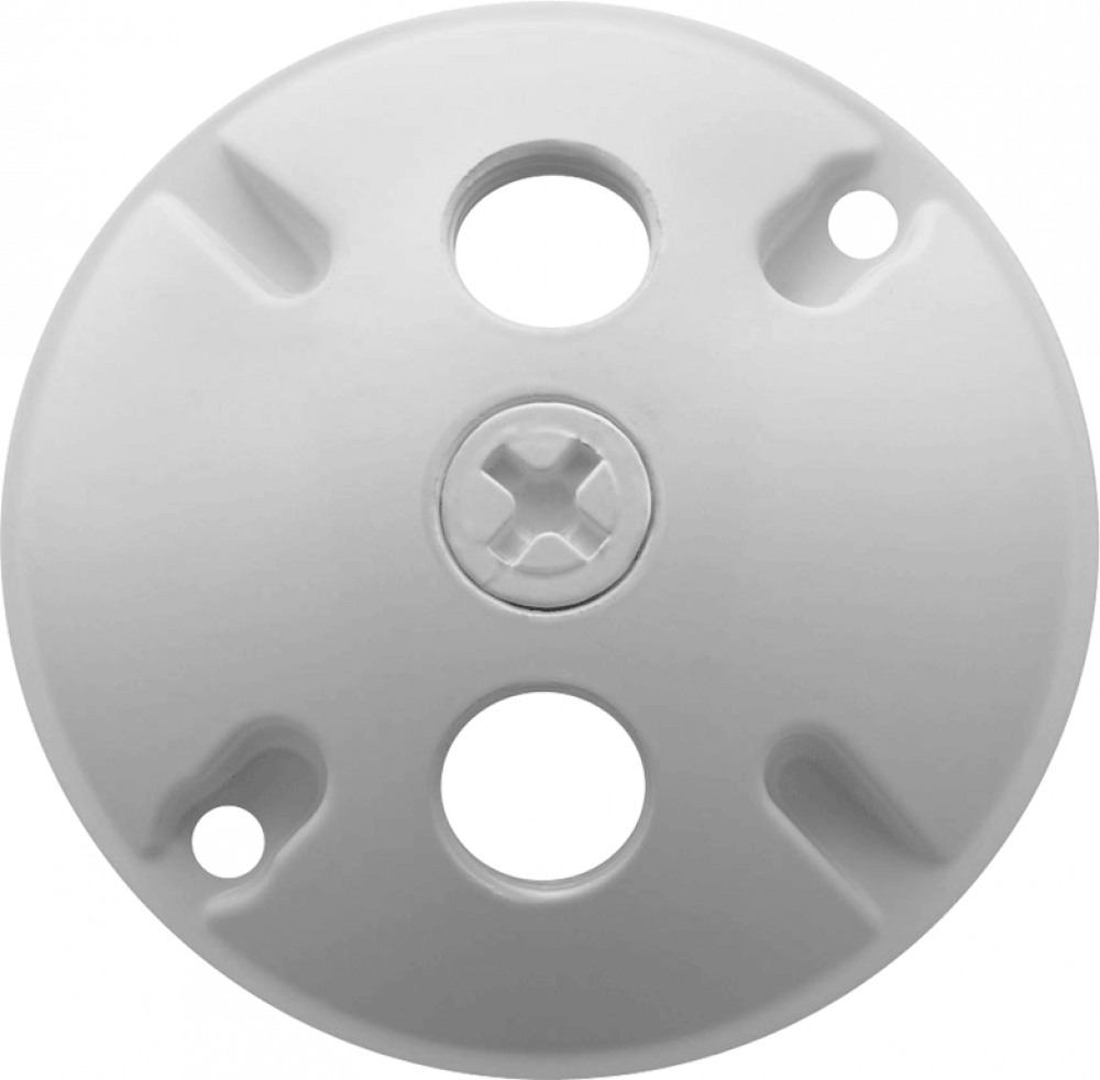 WEATHERPROOF COVER ROUND 3 HOLES WH