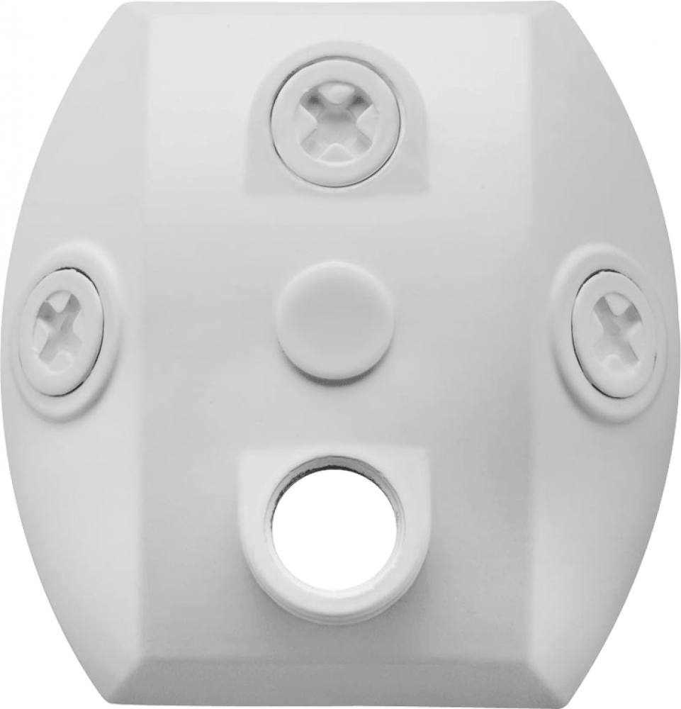 WEATHERPROOF UNIVERSAL COVER 4 HOLE WHIT