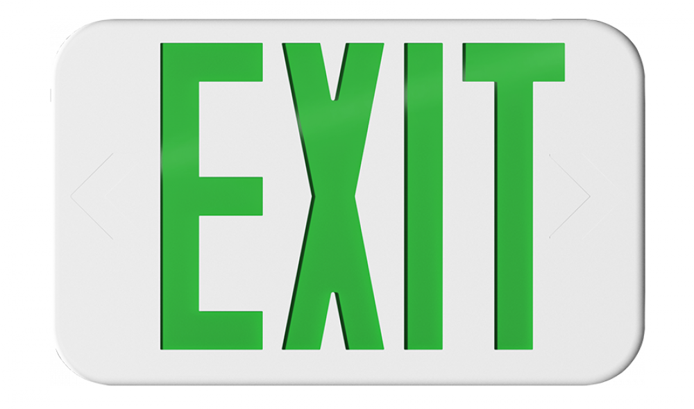 EXIT UNIVERSAL FC GR-LETTER WH-HOUSING