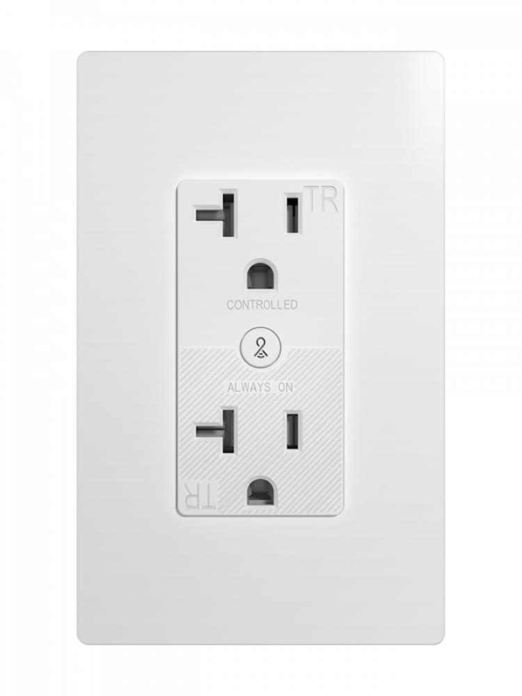 LC Outlet wh 1 Controlled 120V/20A