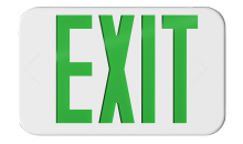 RAB Lighting EXIT34-G - EXIT UNIVERSAL FC GR-LETTER WH-HOUSING