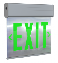 RAB Lighting EXITEDGE-1GMP - EDG EXIT 1FACE GR-L MR-PANEL AL-HSNG