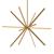 Sirius 56-in Brushed Gold LED Chandeliers