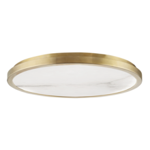 Hudson Valley 4324-AGB - 24&#34; LED FLUSH MOUNT