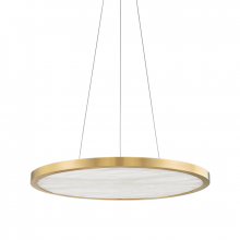 Hudson Valley 6324-AGB - 24&#34; LED CHANDELIER