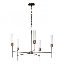 Hubbardton Forge 105045-SKT-89-FD0611 - Vela 5 Arm Chandelier