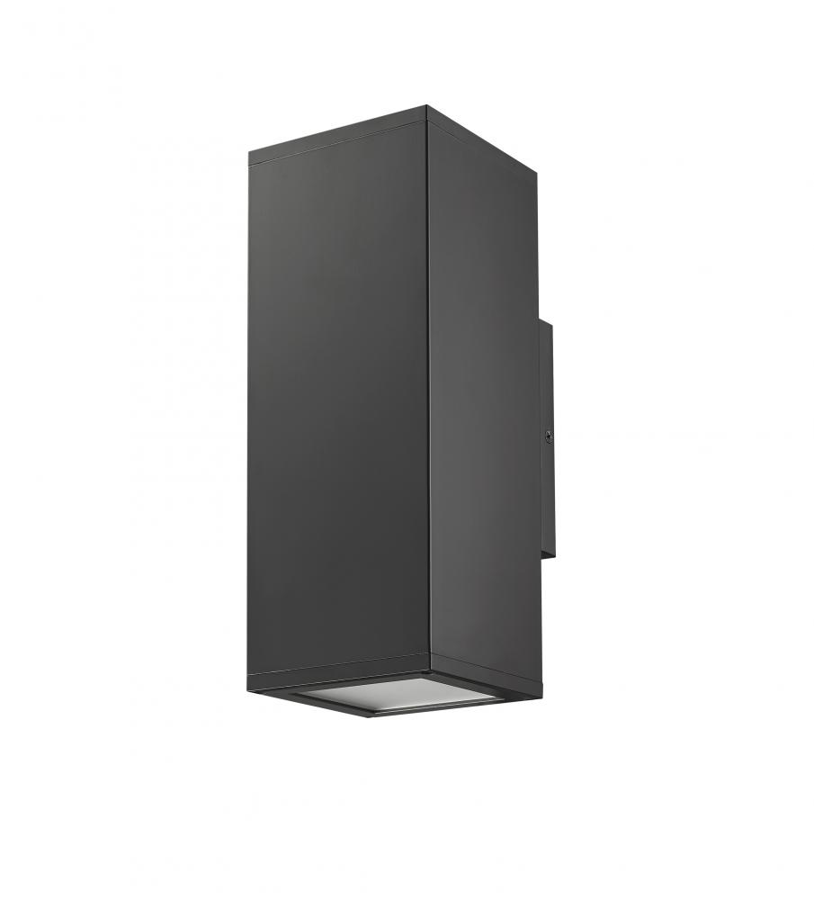 Vegas 2-Light Outdoor Wall Sconce Powder Coated Black