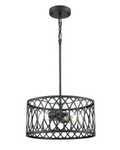 Millennium 42102-MB - Arelyn 13&#34; Wide 2-Light Pendant - Matte Black