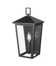 Millennium 198101-PBK - Munger 14&#34; High 1-Light Outdoor Wall Sconce - Powder Coated Black