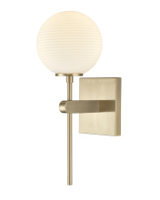 Millennium 215101-MG - Coretta 6&#34; Wide 1-Light Vanity - Modern Gold