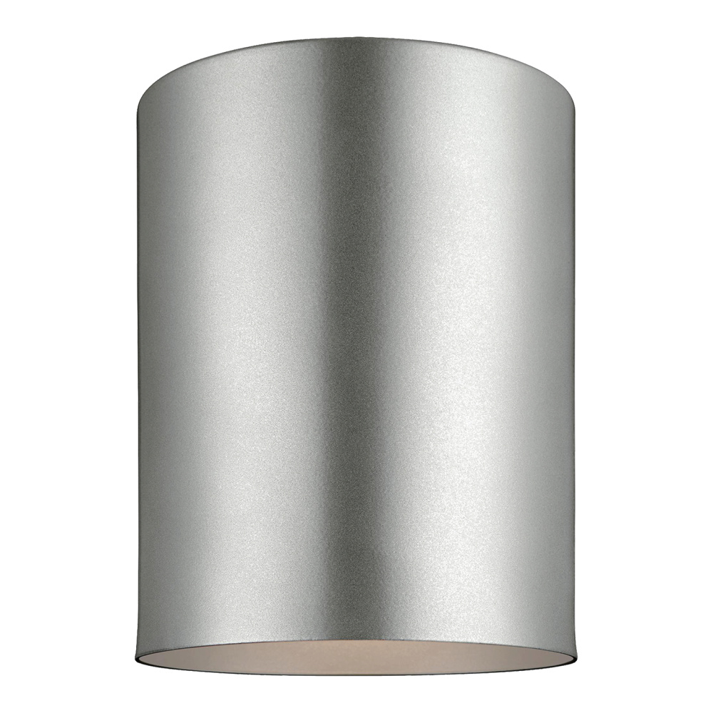 Outdoor Cylinders One Light Outdoor Ceiling Flush Mount