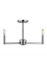 Visual Comfort & Co. Studio Collection 7764203EN-962 - Fullton Three Light Semi-Flush Mount