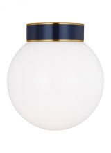 Visual Comfort & Co. Studio Collection KSF1051BBSNVY - Monroe Small Flush Mount