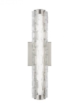 Visual Comfort & Co. Studio Collection WB1876SN-L1 - Cutler 18&#34; Staggered Glass LED Sconce