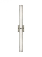 Visual Comfort & Co. Studio Collection WB1878SN-L1 - Cutler 36&#34; Crackle Glass LED Vanity