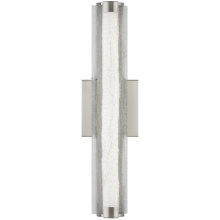 Visual Comfort & Co. Studio Collection WB1867SN-L1 - Cutler 18&#34; Crackle Glass LED Sconce
