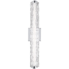 Visual Comfort & Co. Studio Collection WB1869CH-L1 - Cutler 24&#34; Staggered Glass LED Vanity