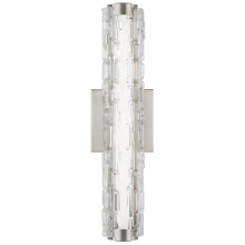 Visual Comfort & Co. Studio Collection WB1876SN-L1 - Cutler 18" Staggered Glass LED Sconce