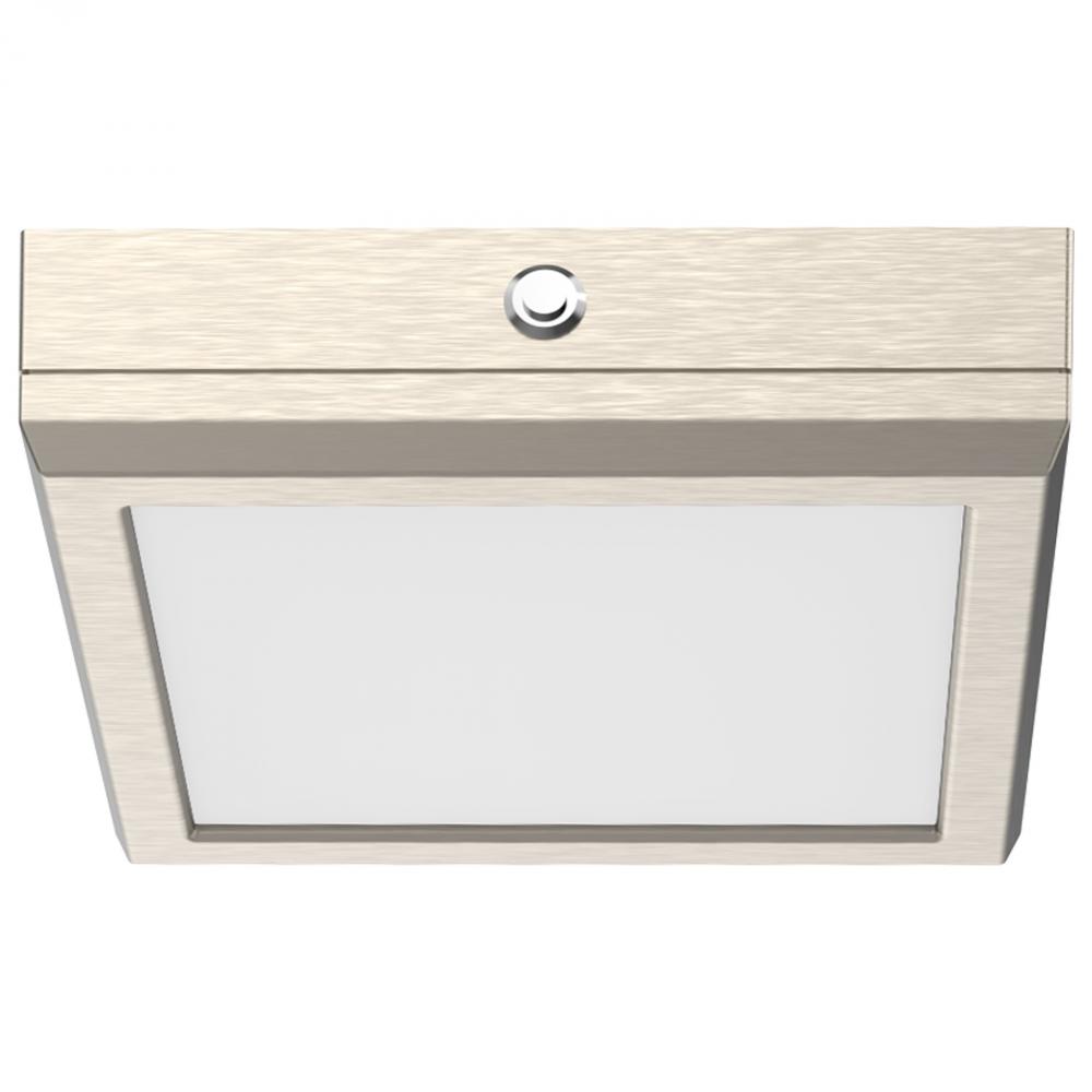 Blink Pro; EM Battery Backup; 7 Inch; Square Shape; Brushed Nickel Finish