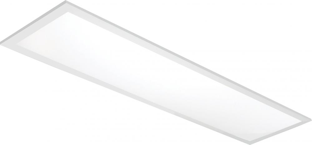 LED Flat Panel Fixture; 40 Watt; 1ft x 4ft; 4000K; 90 CRI