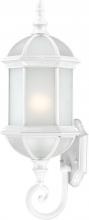 Nuvo 60/4991 - 1-Light 22&#34; Outdoor Wall Lantern in White Finish with Frosted Glass and (1) 18W GU24 Base Light