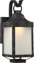 Nuvo 62/831 - Winthrop 5.5&#34; Wall Lantern; Iron Black Finish